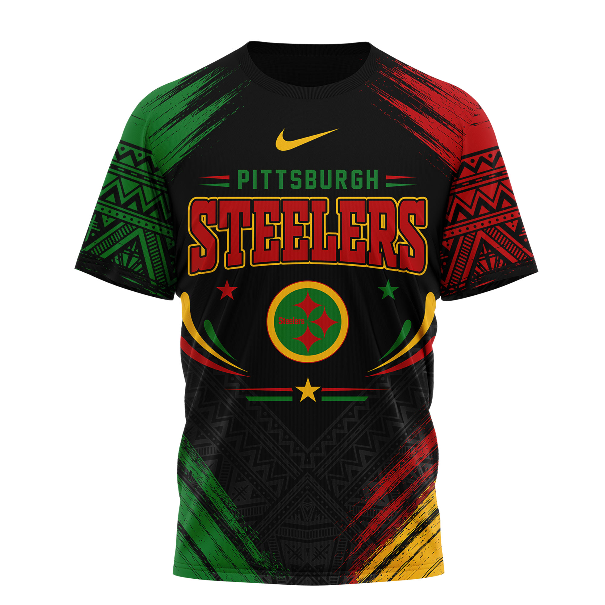 Pittsburgh Steelers x Premium NFL Juneteeth Freedom Faith & Future 3D T-Shirt – Limited Edition TTH200504