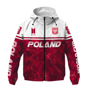 Poland | Premium World Cup 2026 x BTS Limited Edition Windbreaker Jacket TTH200526