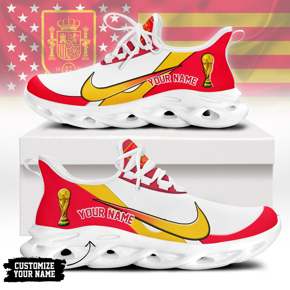 Spain – Premium World Cup 2026 Victory Stride Custom Premium Max Soul Sneaker Shoes – Limited Edition TTH190501 - Image 2