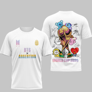 Argentina | Premium World Cup 2026 x BTS Custom 3D Shirt TTH200530