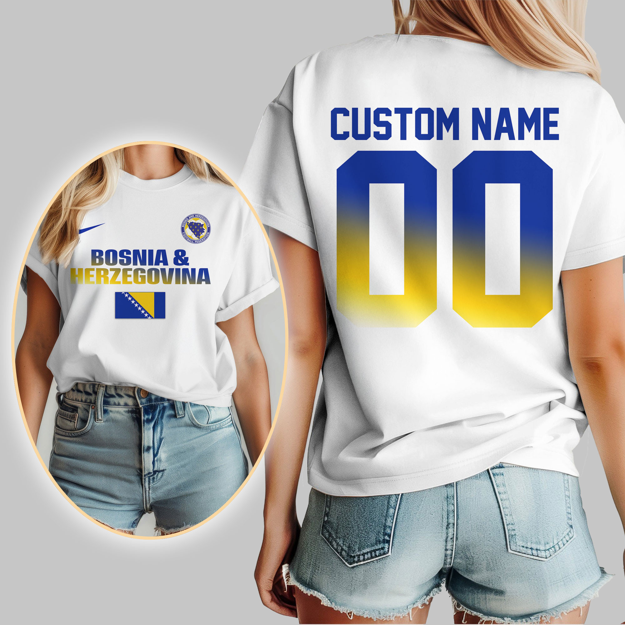 Bosnia & Herzegovina | Premium World Cup 2026 Global Match 3D Shirt TTH200532