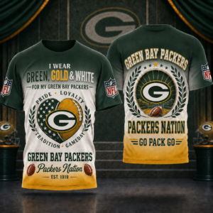 Green Bay Packers x Premium NFL Pride Loyalty Tradition 3D T-Shirt – Limited Edition TTH200513