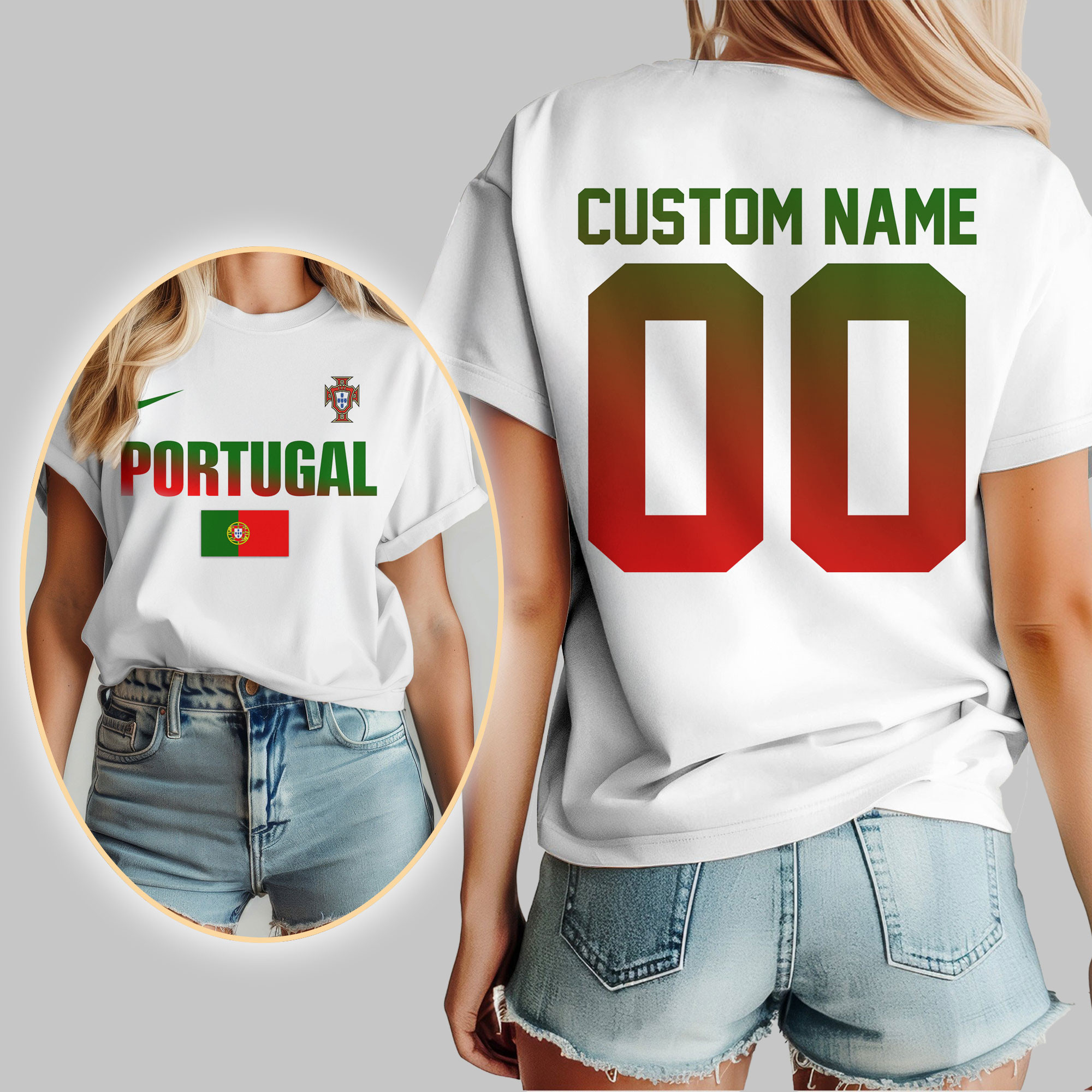 Portugal | Premium World Cup 2026 Global Match 3D Shirt TTH200532
