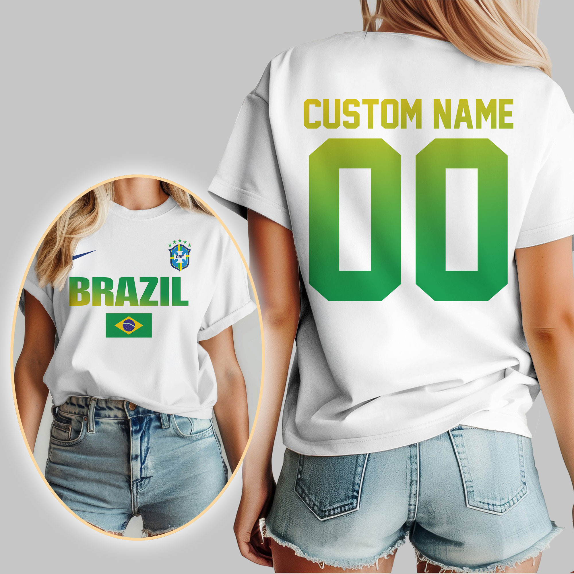 Brazil | Premium World Cup 2026 Global Match 3D Shirt TTH200532