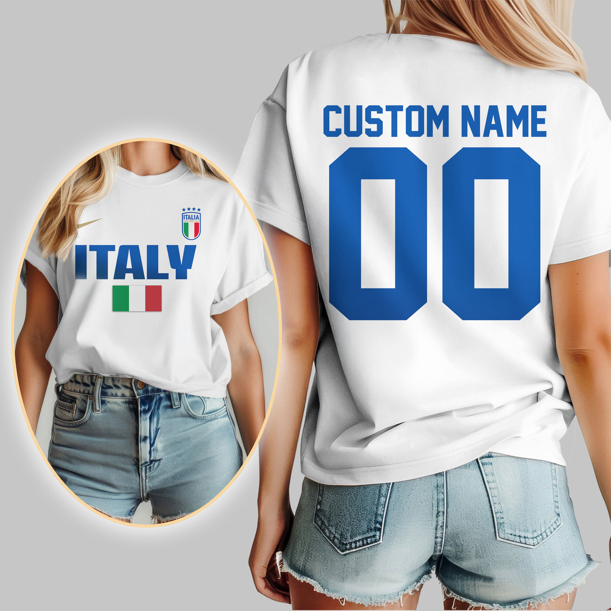 Italy | Premium World Cup 2026 Global Match 3D Shirt TTH200532