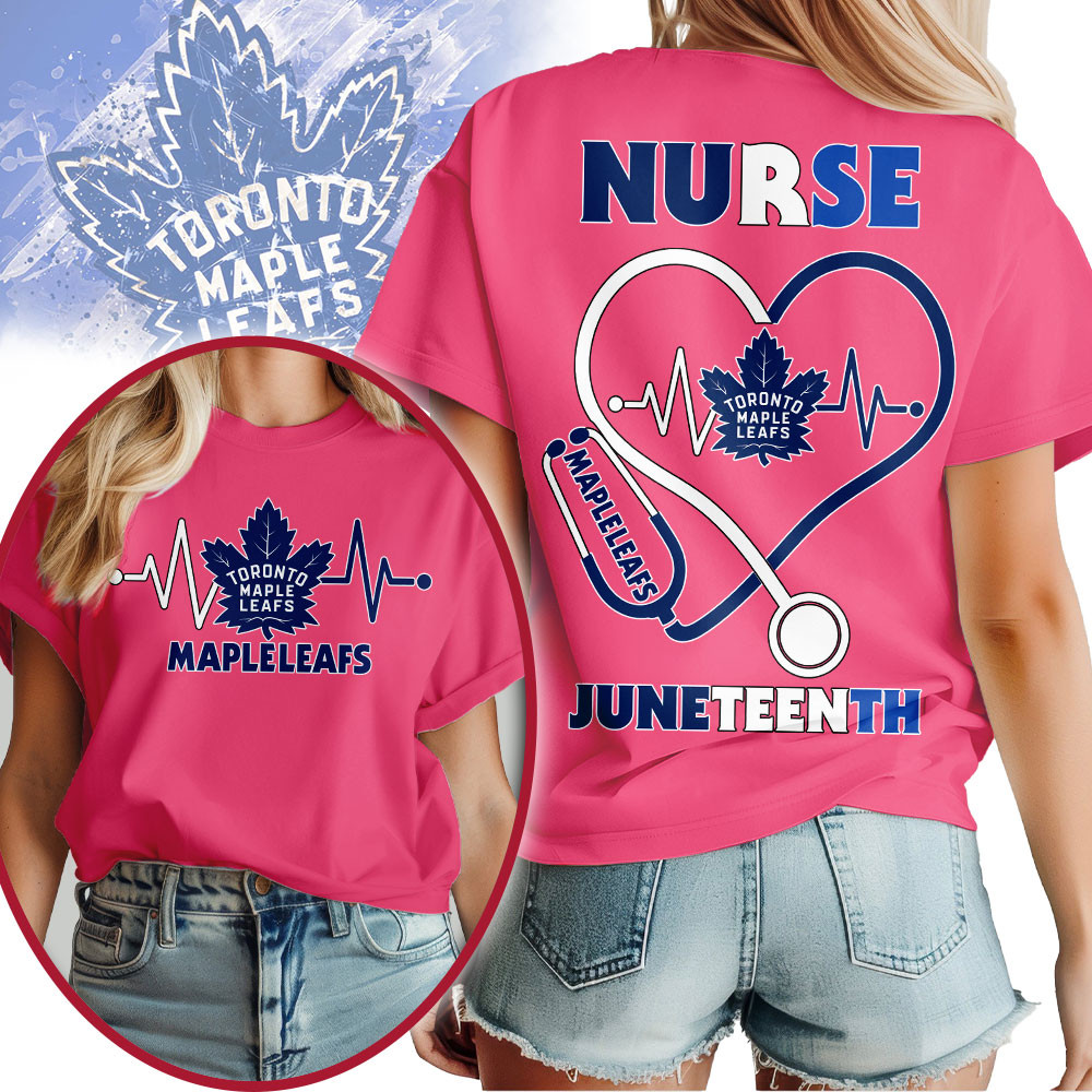 Toronto Maple Leafs | Premium NHL Nurse Appreciation Juneteenth 3D Shirt TTH200533
