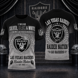 Las Vegas Raiders x Premium NFL Pride Loyalty Tradition 3D T-Shirt – Limited Edition TTH200513