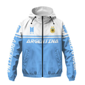 Argentina | Premium World Cup 2026 x BTS Limited Edition Windbreaker Jacket TTH200526