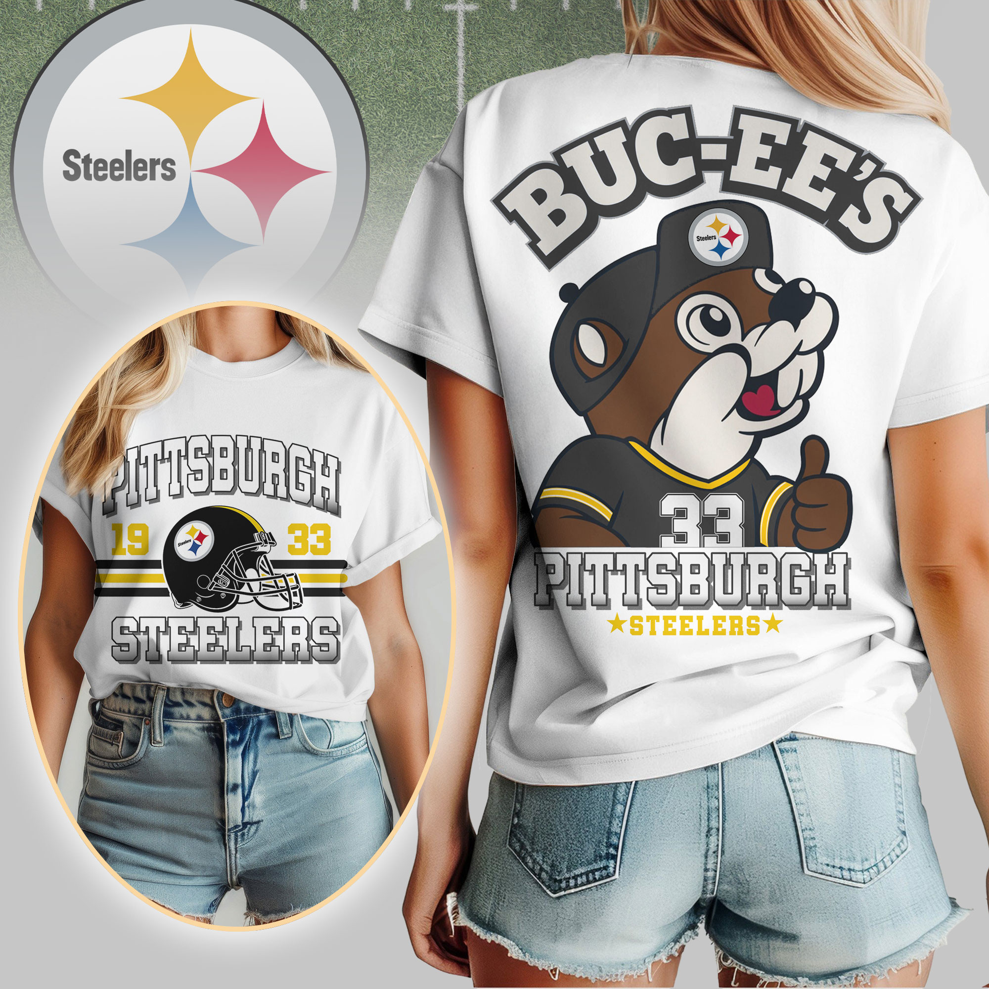 Pittsburgh Steelers x Premium NFL Kickoff Weekend 3D Shirt – Limited Edition TTH200516 - Image 2