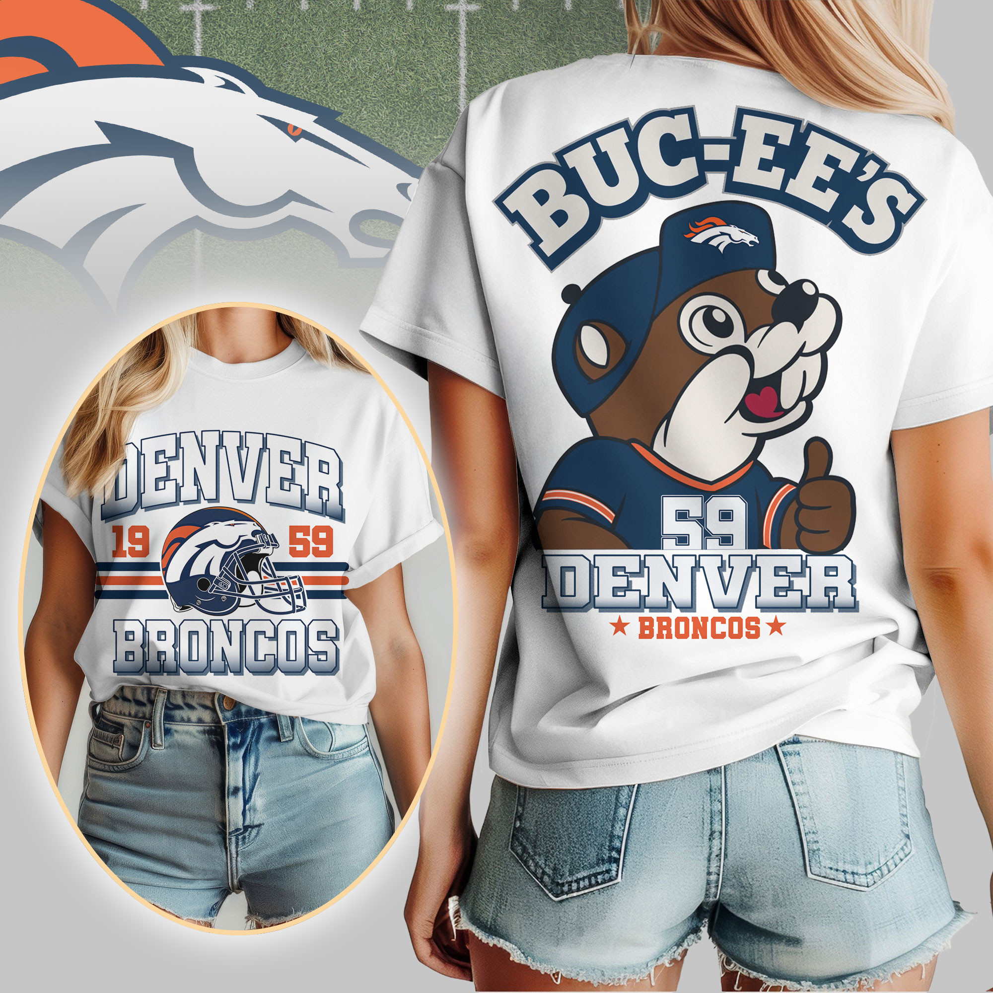 Denver Broncos x Premium NFL Kickoff Weekend 3D Shirt – Limited Edition TTH200516 - Image 2