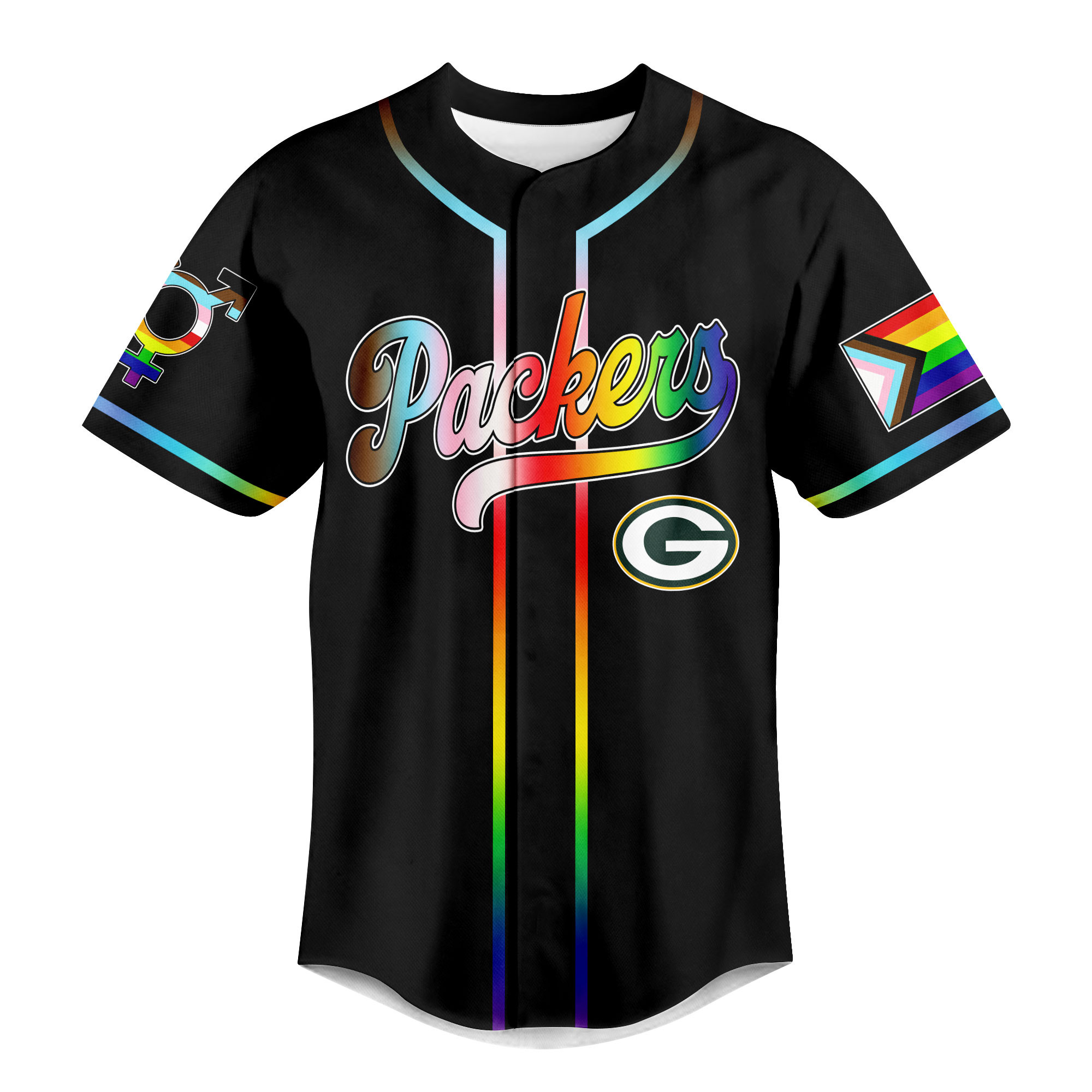 Green Bay Packers | Premium NFL Pride Month Limited Edition Jersey TTH200534 - Image 3