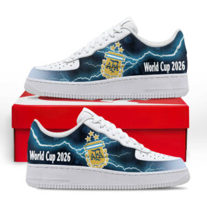 Argentina – Premium World Cup 2026 Thunder Edition AF1 Shoes – Gift for Fans TTH190503