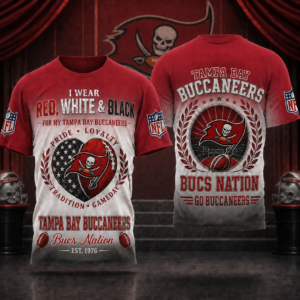 Tampa Bay Buccaneers x Premium NFL Pride Loyalty Tradition 3D T-Shirt – Limited Edition TTH200513