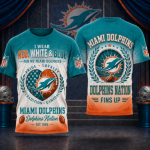 Miami Dolphins x Premium NFL Pride Loyalty Tradition 3D T-Shirt – Limited Edition TTH200513