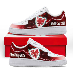 Wales – Premium World Cup 2026 Thunder Edition AF1 Shoes – Gift for Fans TTH190503