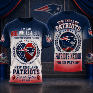 New England Patriots x Premium NFL Pride Loyalty Tradition 3D T-Shirt – Limited Edition TTH200513