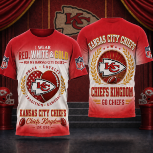 Kansas City Chiefs x Premium NFL Pride Loyalty Tradition 3D T-Shirt – Limited Edition TTH200513
