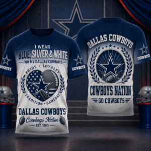 Dallas Cowboys x Premium NFL Pride Loyalty Tradition 3D T-Shirt – Limited Edition TTH200513