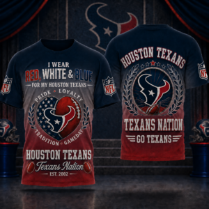 Houston Texans x Premium NFL Pride Loyalty Tradition 3D T-Shirt – Limited Edition TTH200513