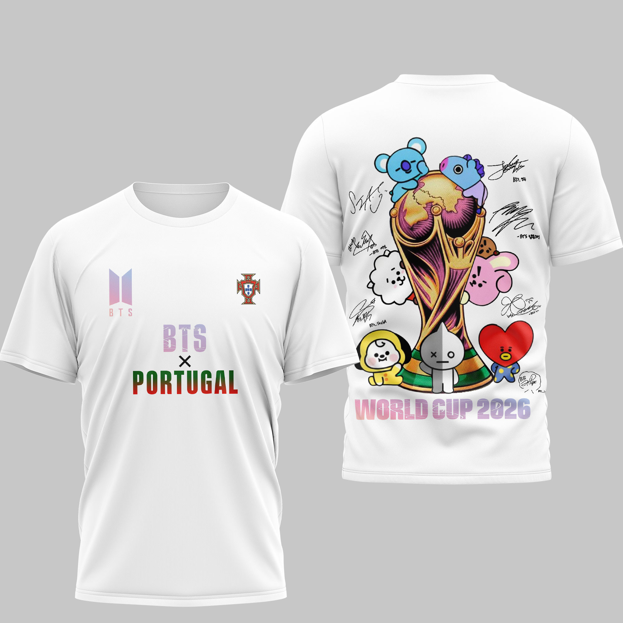 Portugal | Premium World Cup 2026 x BTS Custom 3D Shirt TTH200530