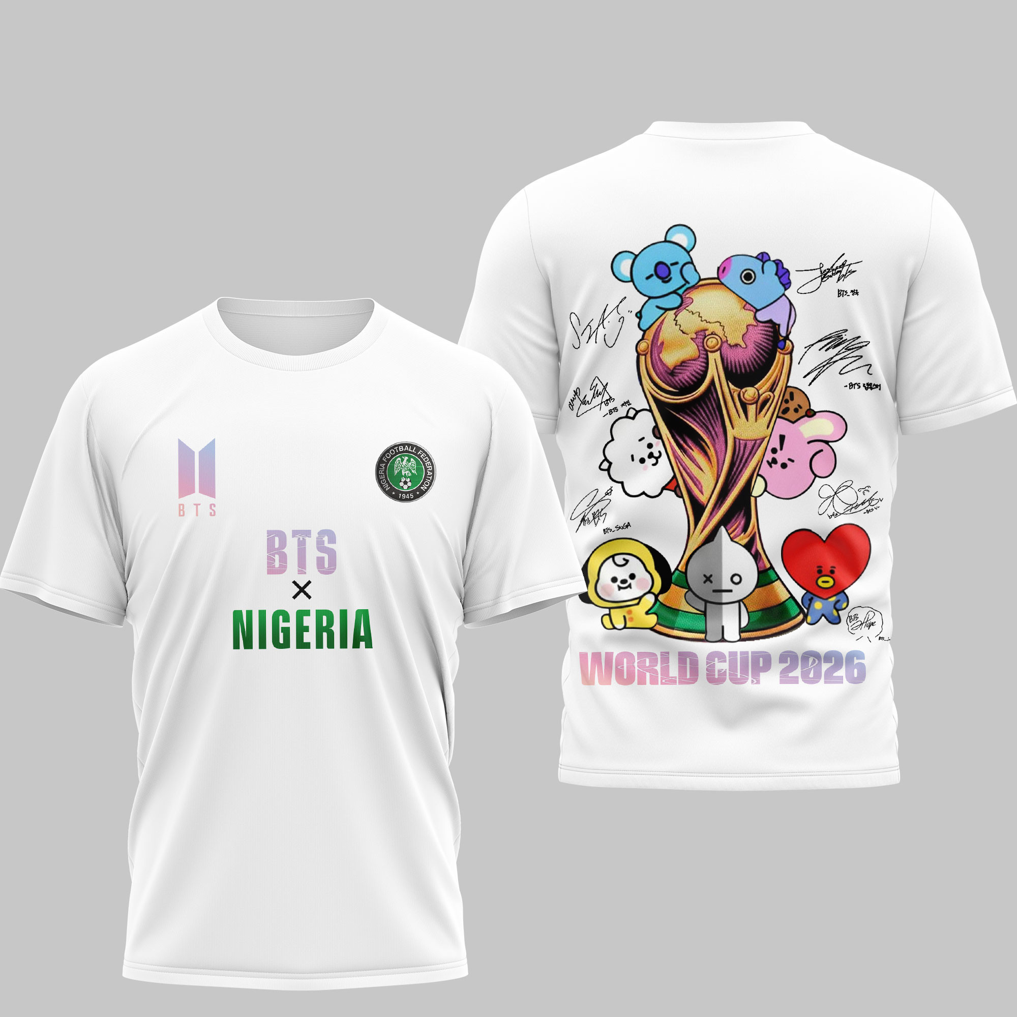 Nigeria | Premium World Cup 2026 x BTS Custom 3D Shirt TTH200530