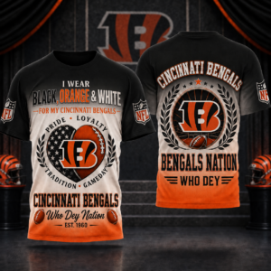 Cincinnati Bengals x Premium NFL Pride Loyalty Tradition 3D T-Shirt – Limited Edition TTH200513