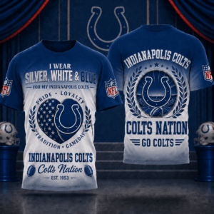 Indianapolis Colts x Premium NFL Pride Loyalty Tradition 3D T-Shirt – Limited Edition TTH200513
