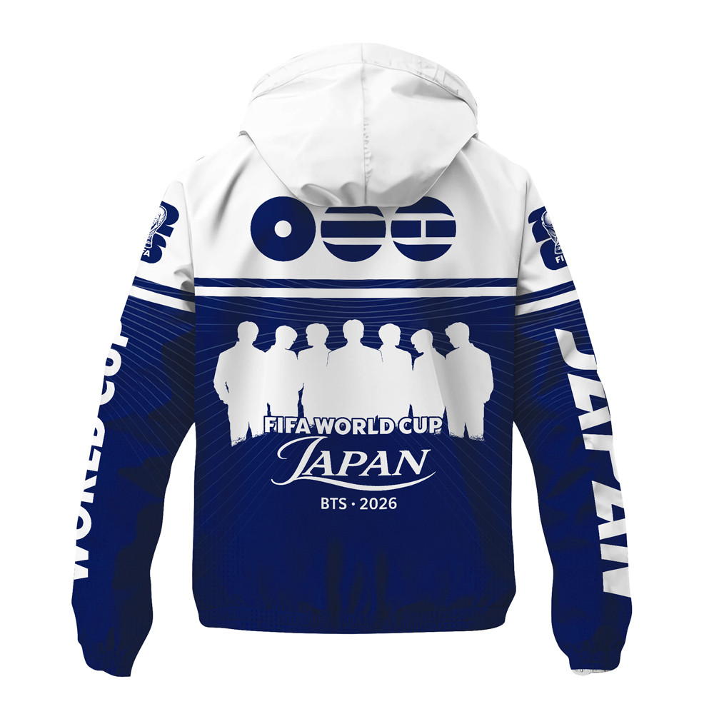 Japan | Premium World Cup 2026 x BTS Limited Edition Windbreaker Jacket TTH200526