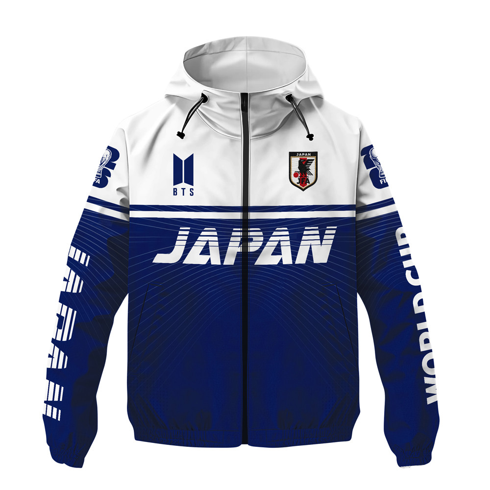 Japan | Premium World Cup 2026 x BTS Limited Edition Windbreaker Jacket TTH200526 - Image 2