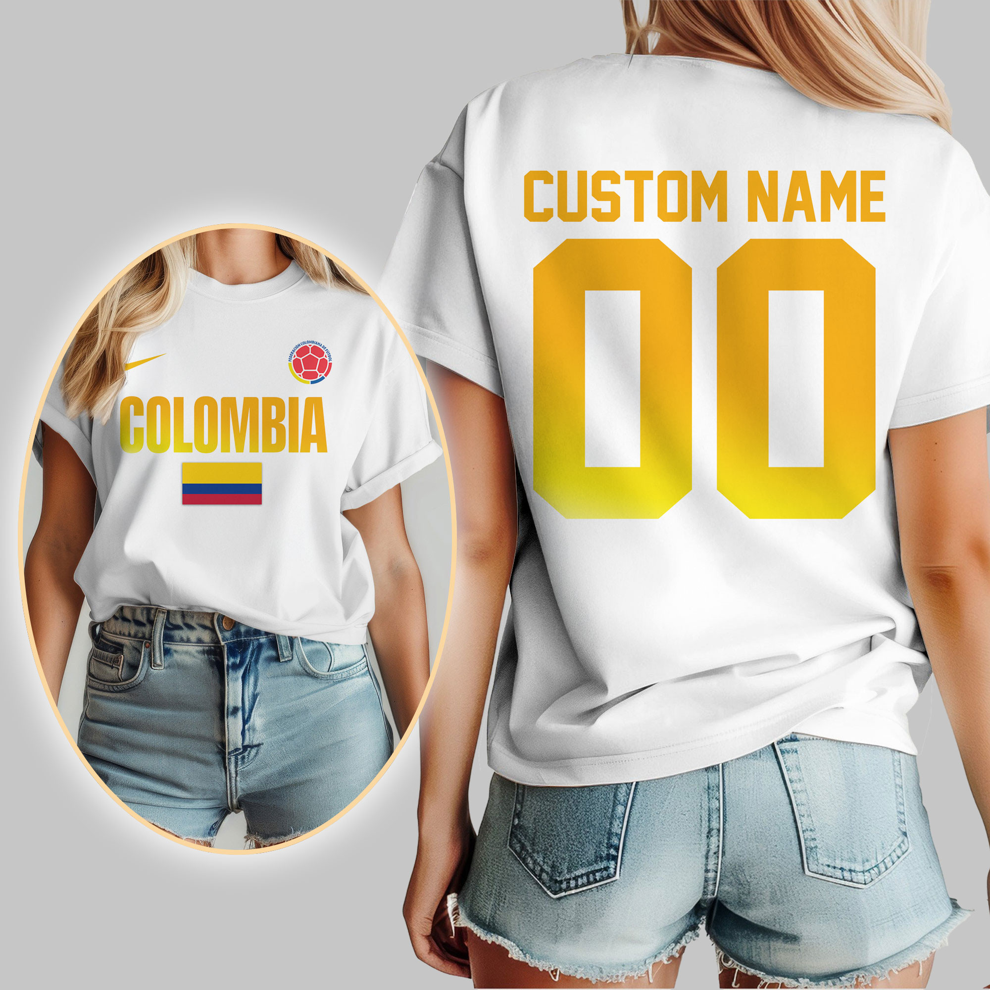 Colombia | Premium World Cup 2026 Global Match 3D Shirt TTH200532