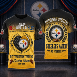Pittsburgh Steelers x Premium NFL Pride Loyalty Tradition 3D T-Shirt – Limited Edition TTH200513