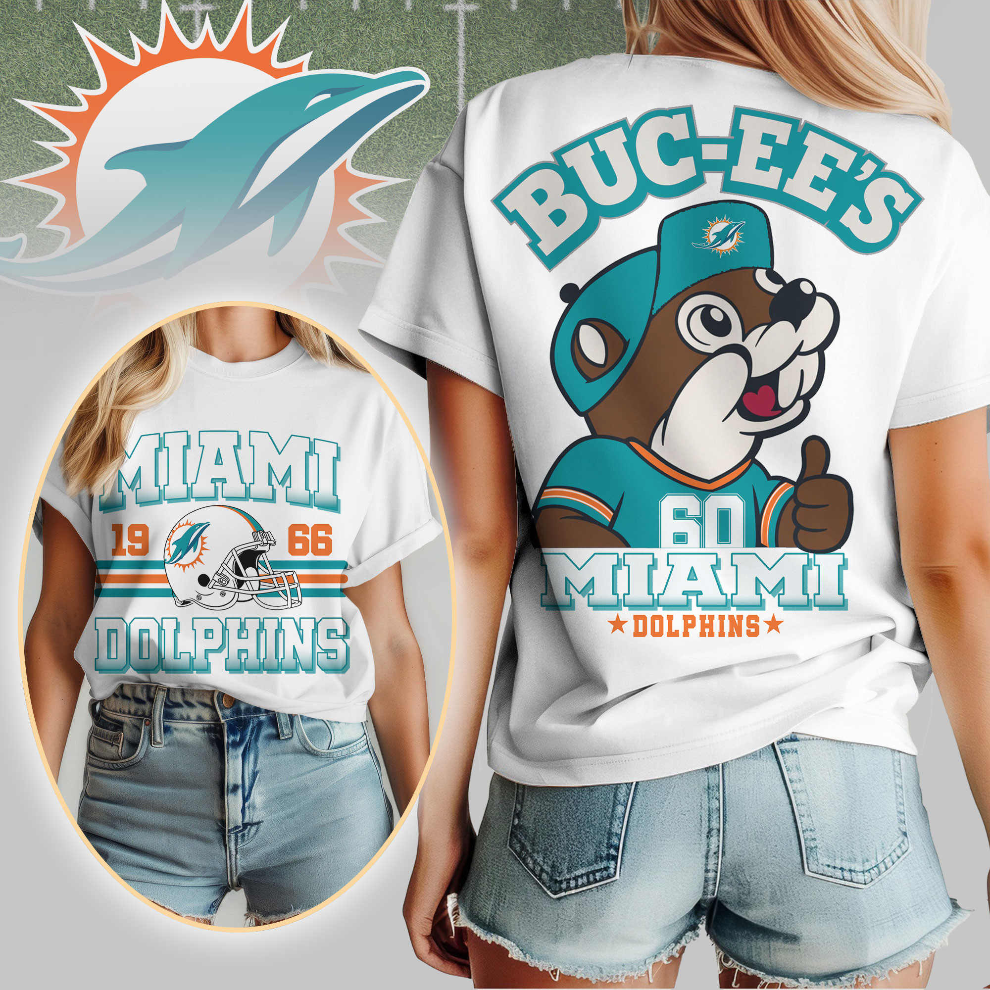 Miami Dolphins x Premium NFL Kickoff Weekend 3D Shirt – Limited Edition TTH200516 - Image 2