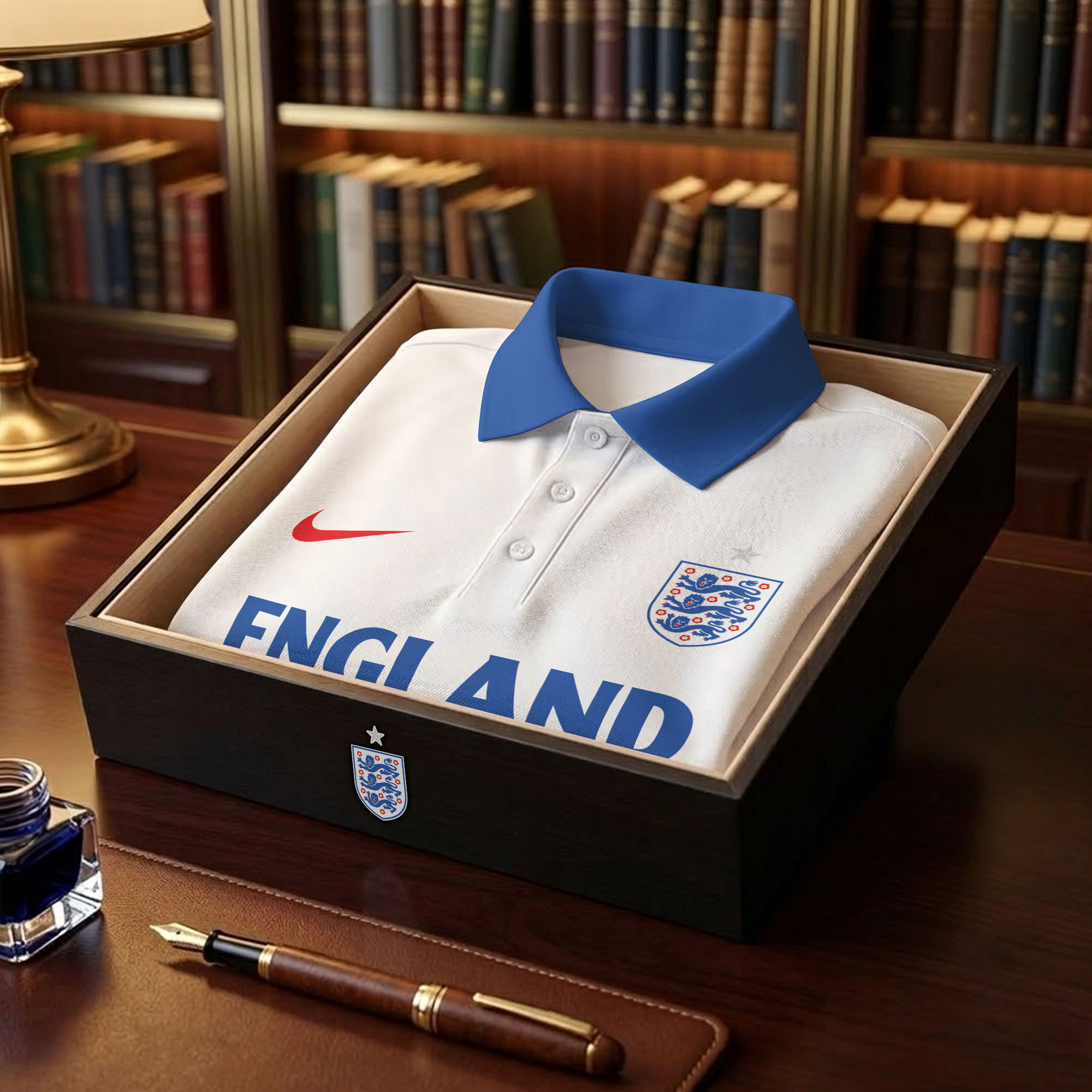England | Premium World Cup 2026 Hall Of Fame Polo Shirt TTH200531 - Image 4