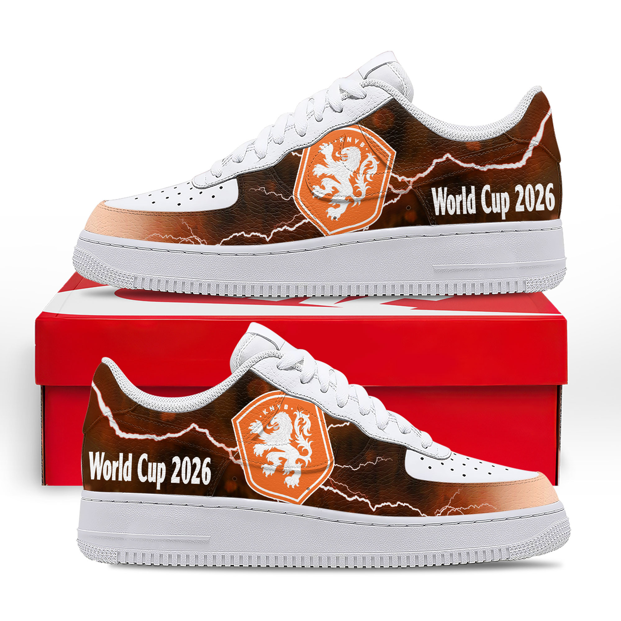 Netherlands – Premium World Cup 2026 Thunder Edition AF1 Shoes – Gift for Fans TTH190503