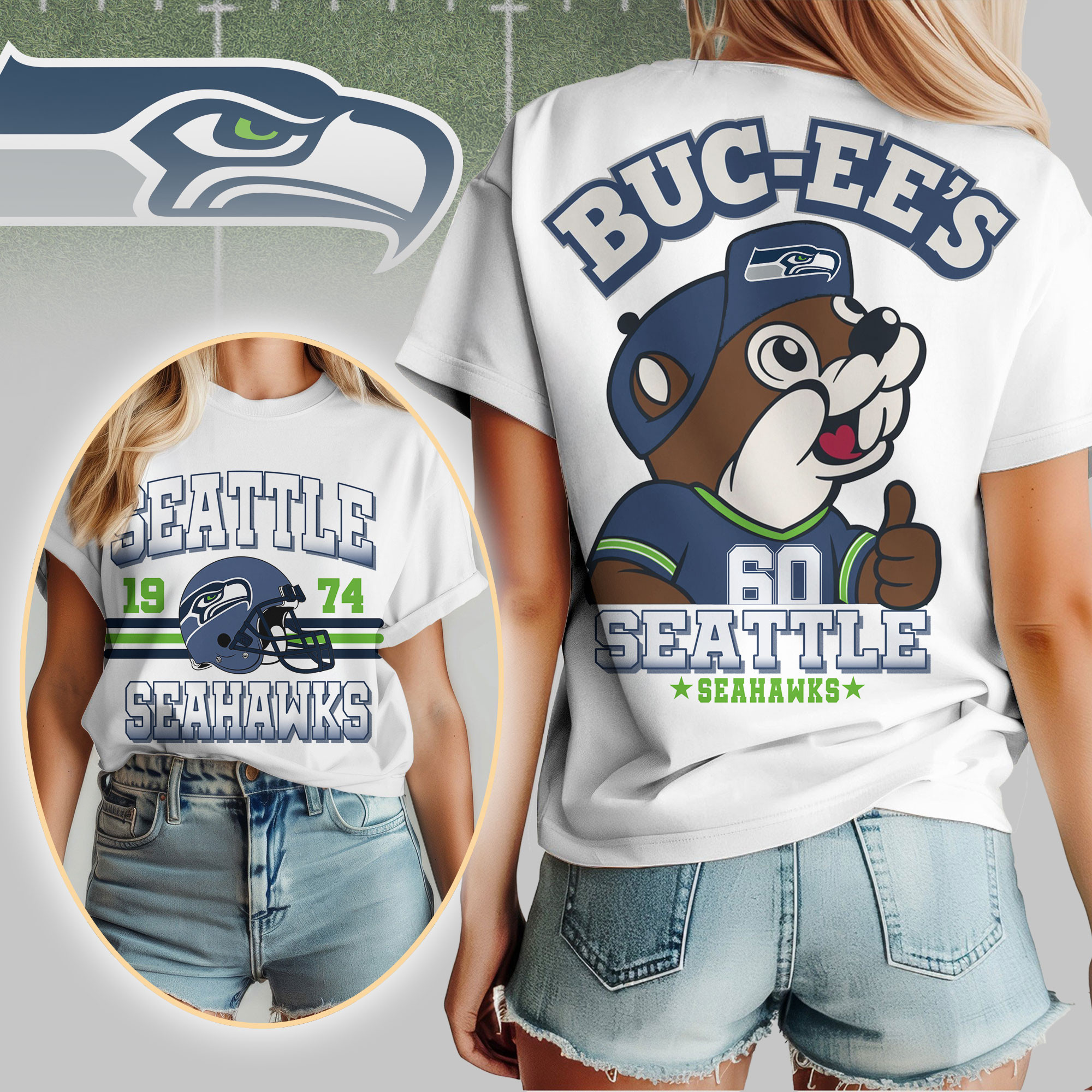 Seattle Seahawks x Premium NFL Kickoff Weekend 3D Shirt – Limited Edition TTH200516 - Image 2