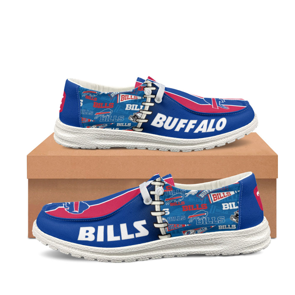 Buffalo Bills x Premium NFL Gridiron Casual Loafer Shoes – Limited Edition TTH190519