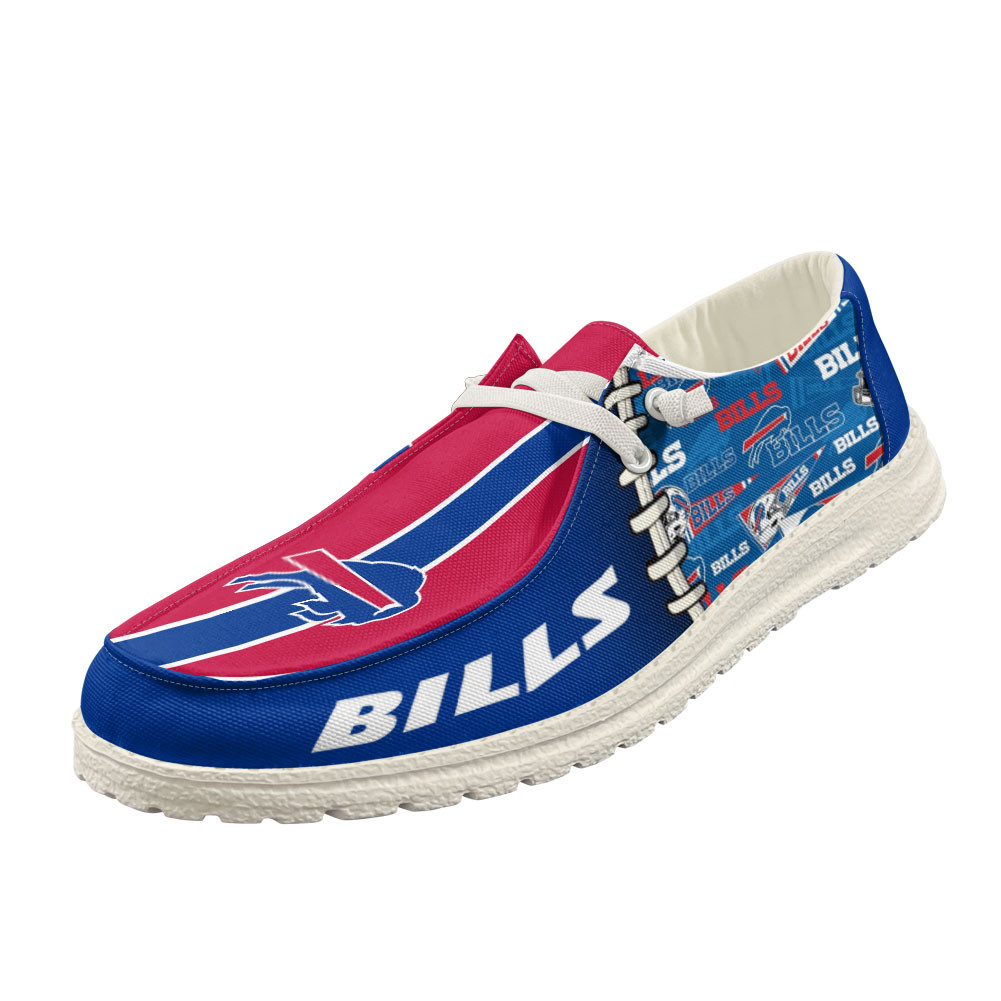 Buffalo Bills x Premium NFL Gridiron Casual Loafer Shoes – Limited Edition TTH190519 - Image 4