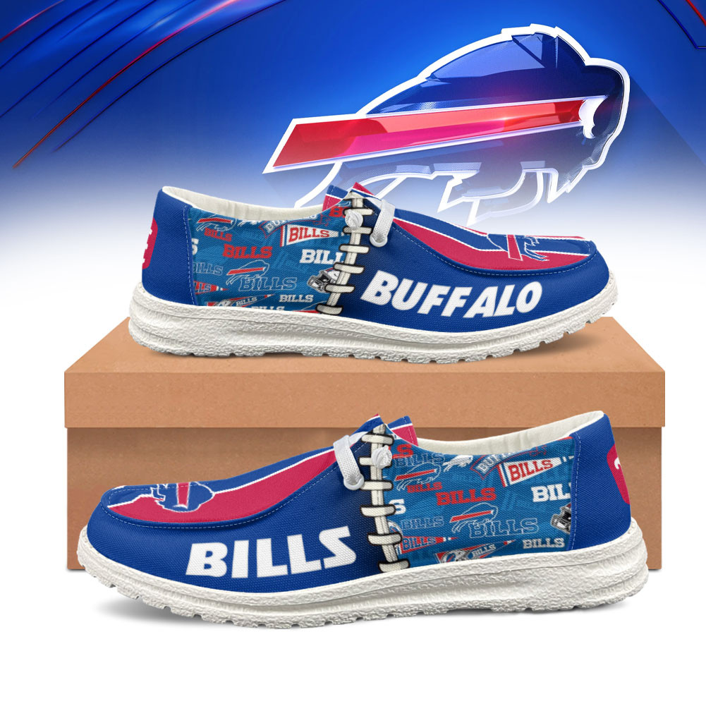 Buffalo Bills x Premium NFL Gridiron Casual Loafer Shoes – Limited Edition TTH190519 - Image 2