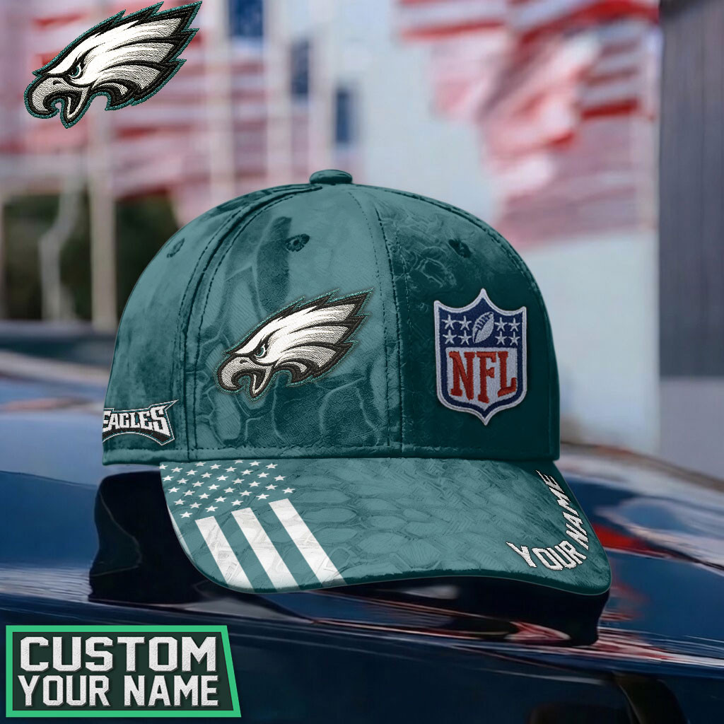 Philadelphia Eagles x Premium NFL Heritage Custom Classic Cap – Limited Edition TTH200518 - Image 2