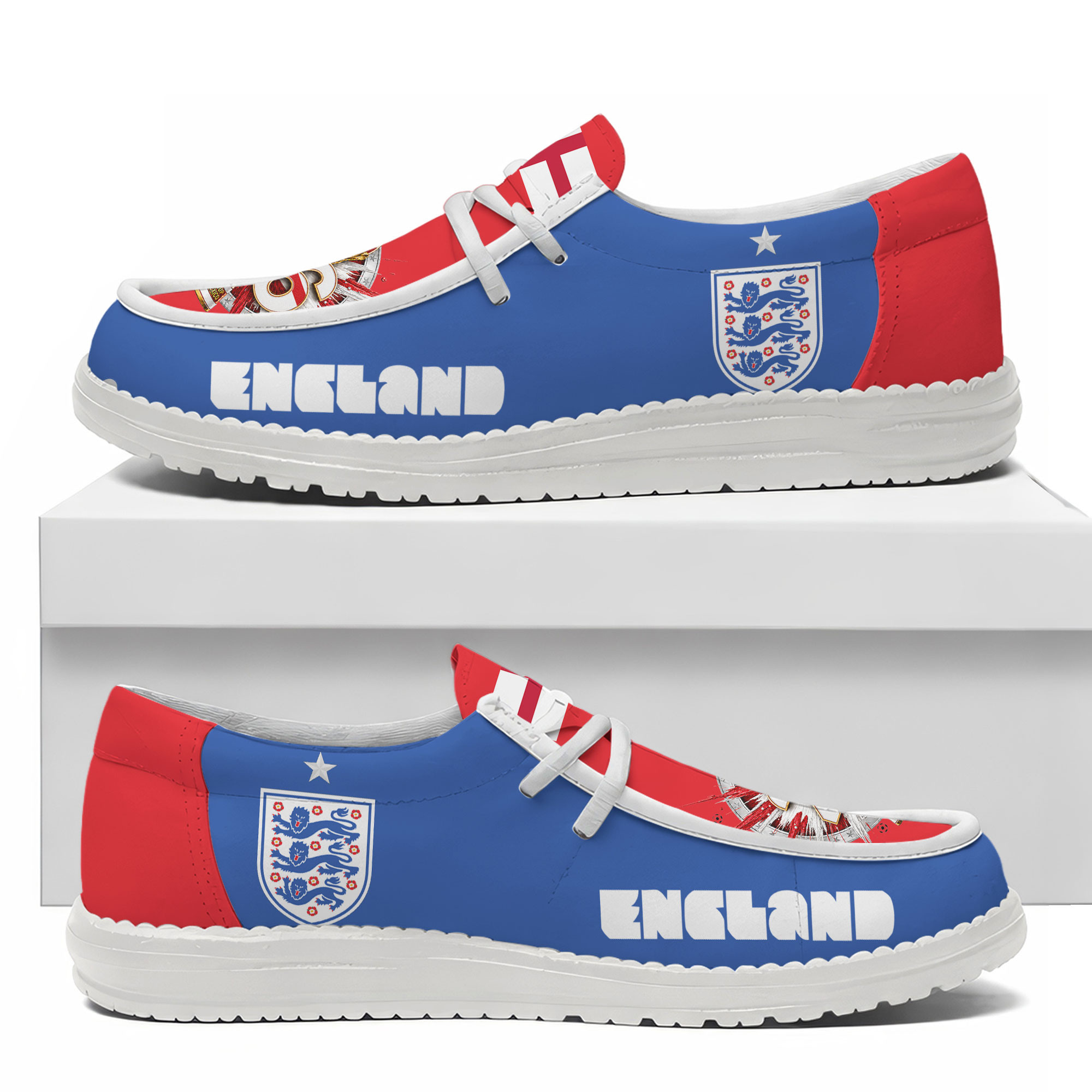 England – Premium World Cup 2026 Elite Move Loafer Shoes – Limited Edition TTH190515