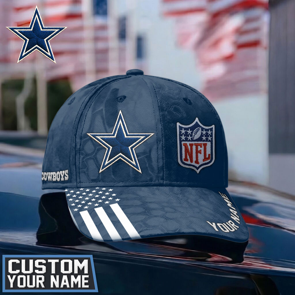 Dallas Cowboys x Premium NFL Heritage Custom Classic Cap – Limited Edition TTH200518 - Image 2