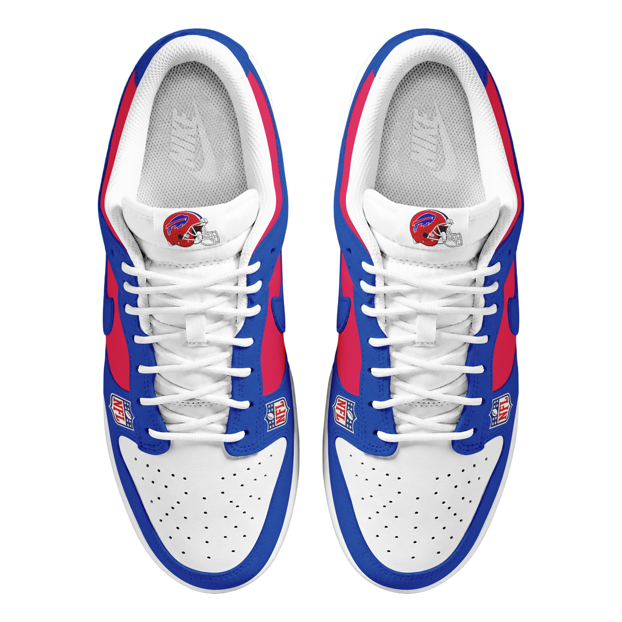 Buffalo Bills x Premium NFL Dunk Low Shoes Limited Edition TTH190517 - Image 3