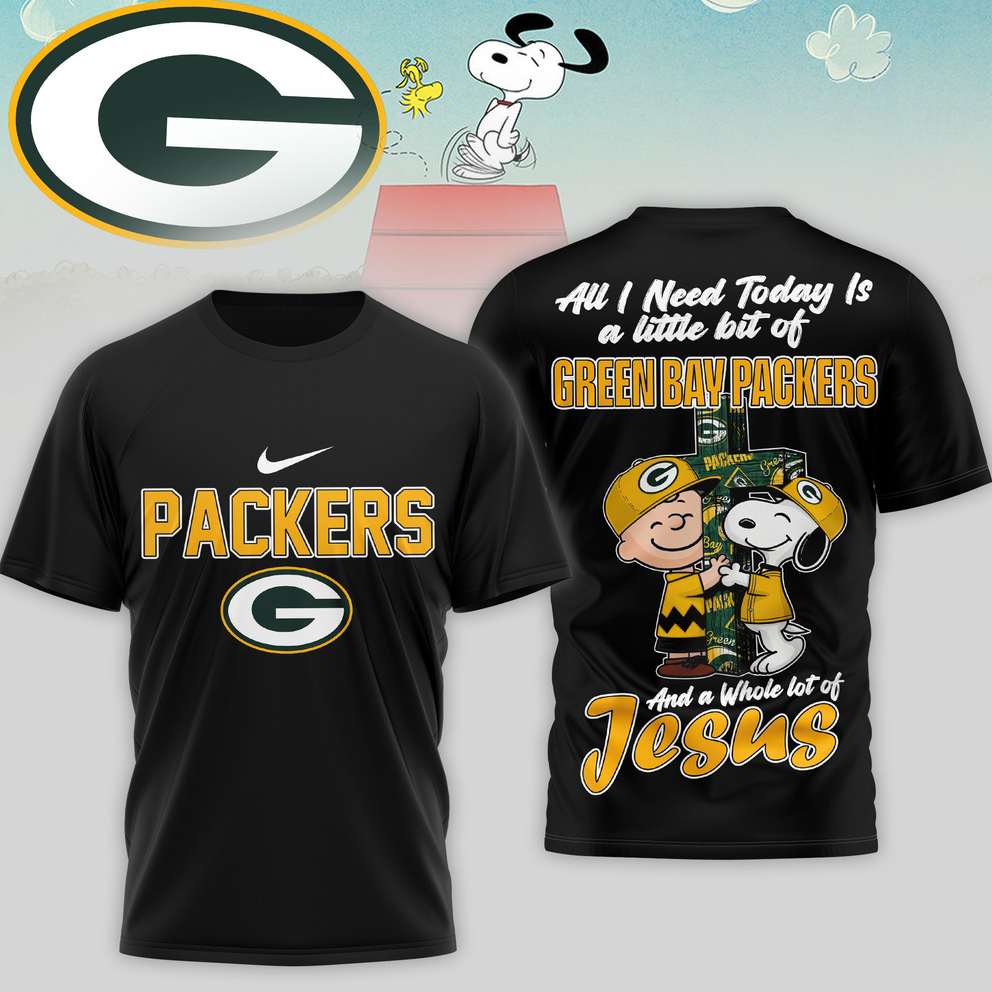 Green Bay Packers x Premium NFL League Blessing 3D T-Shirt – Limited Edition TTH200517