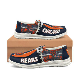 Chicago Bears x Premium NFL Gridiron Casual Loafer Shoes – Limited Edition TTH190519