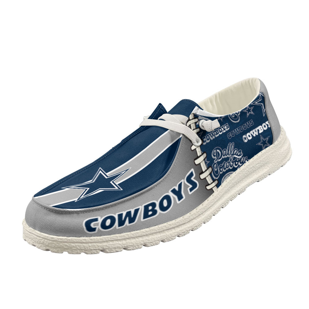 Dallas Cowboys x Premium NFL Gridiron Casual Loafer Shoes – Limited Edition TTH190519 - Image 4
