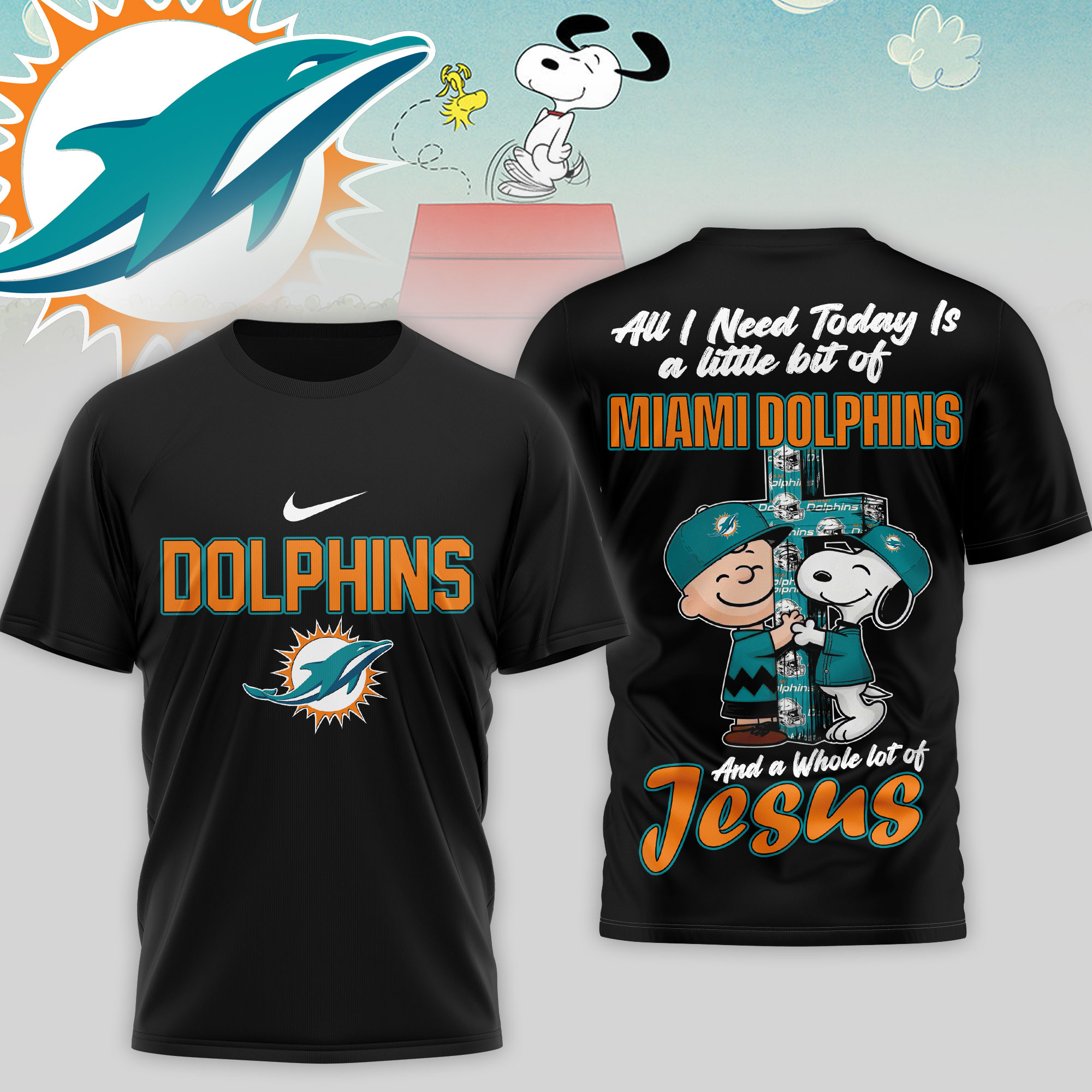 Miami Dolphins x Premium NFL League Blessing 3D T-Shirt – Limited Edition TTH200517