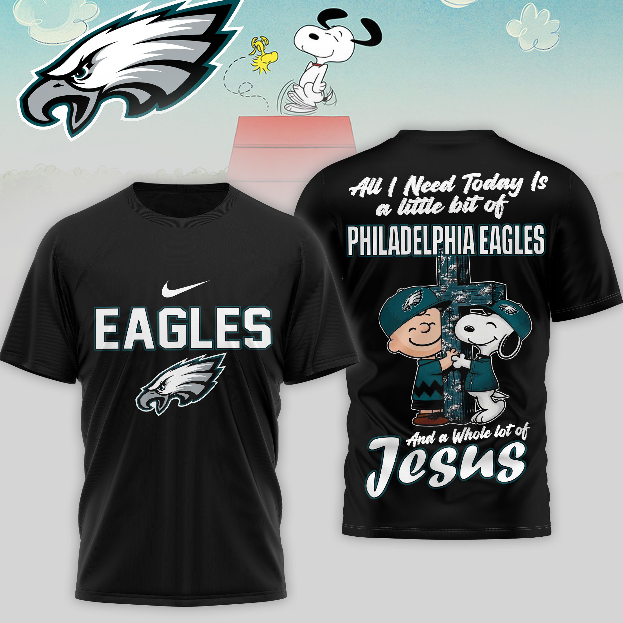 Philadelphia Eagles x Premium NFL League Blessing 3D T-Shirt – Limited Edition TTH200517
