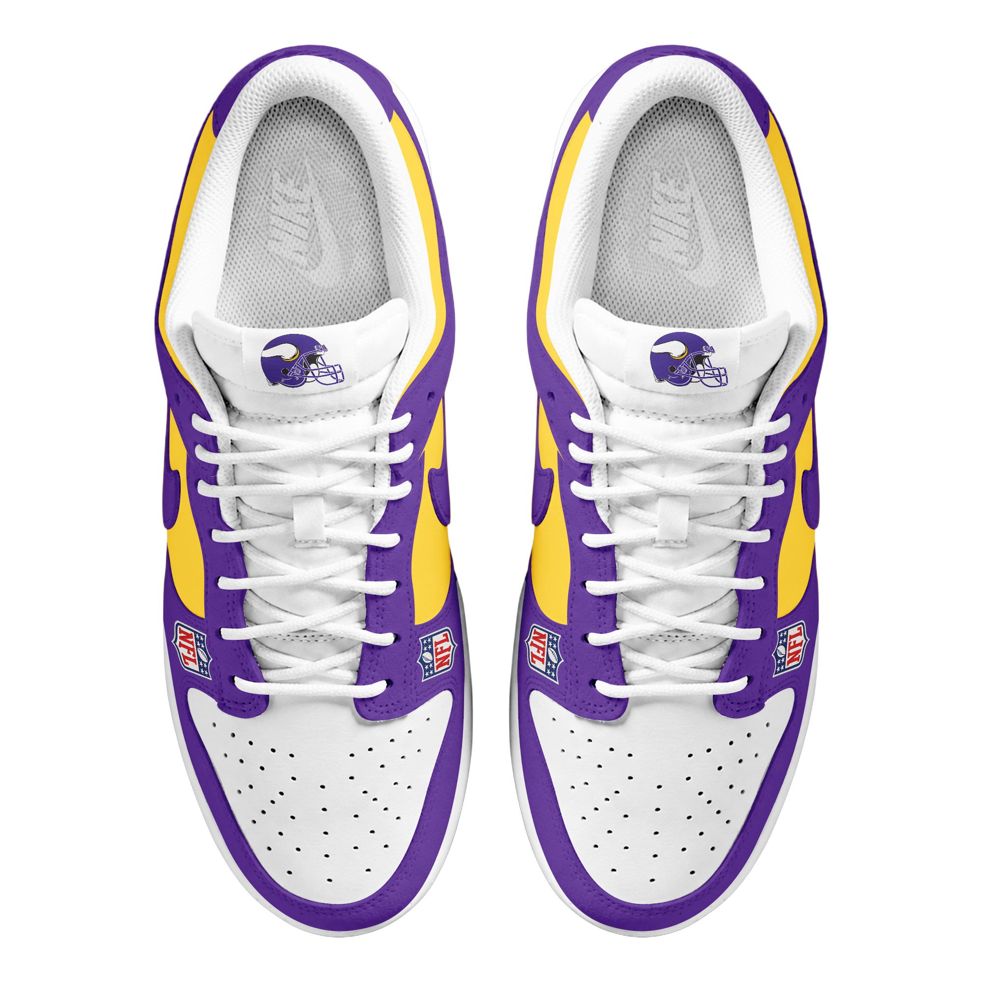 Minnesota Vikings x Premium NFL Dunk Low Shoes Limited Edition TTH190517 - Image 3