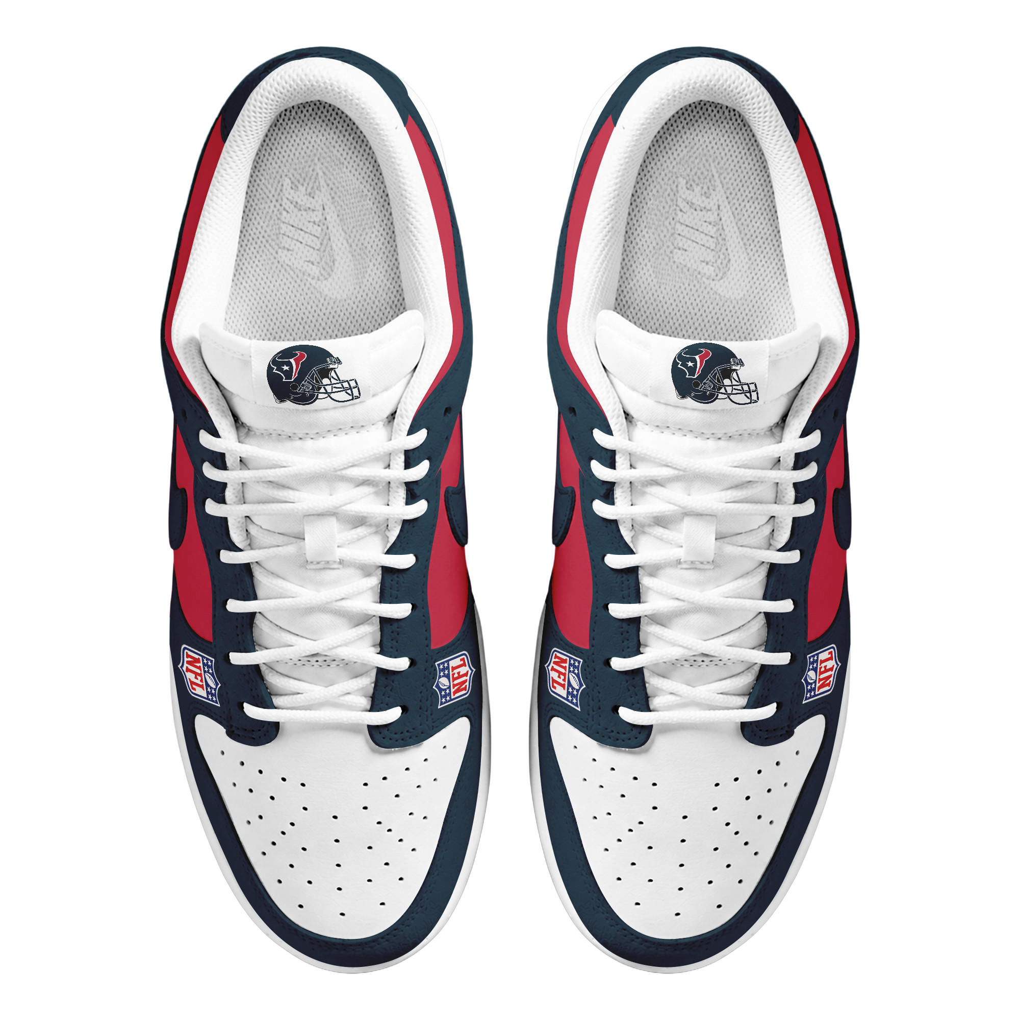 Houston Texans x Premium NFL Dunk Low Shoes Limited Edition TTH190517 - Image 3
