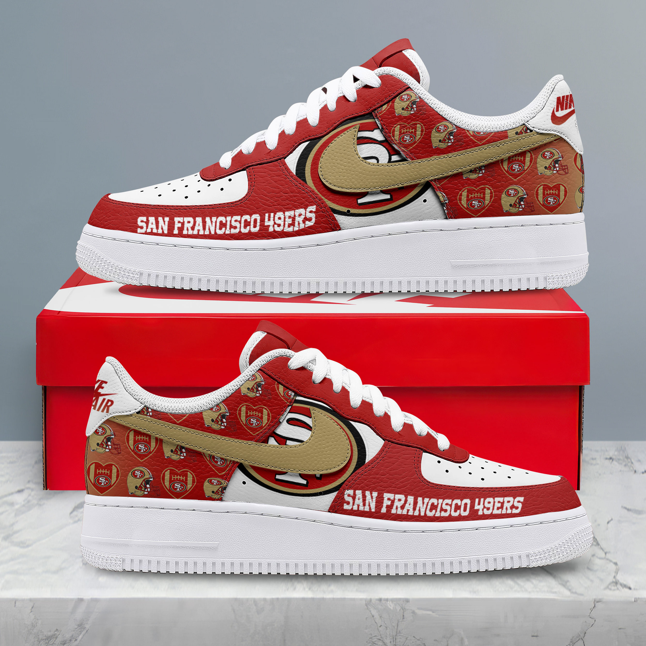 San Francisco 49ers – Premium NFL Gridiron Classic AF1 Shoes – Gift for Fans TTH190504